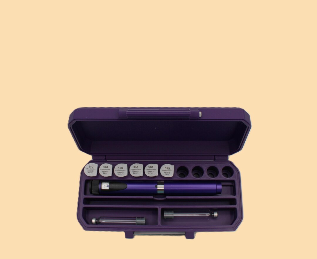 Single (1) Pen Injection Travel Kit Case W/ 2 Cartridge Slots (rugged 1 ...