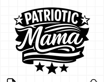 Patriotic Mama PNG, 4th of July Mom Shirt Design, USA Mama Sublimation Png, American Flag Mama Graphic, Simple USA Png Download, 250 usa
