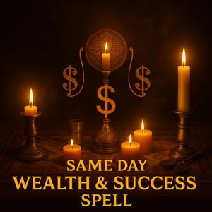 Same day Money spell cast, Abundance ritual, Fast prosperity magic, Wealth attraction spell, Quick money manifestation