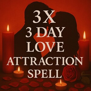 3 TAGE 3X Liebe Anziehungszauber, Same Day Cast, Fast Spell Casting, Liebeszauber, Same Hour Spell
