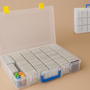 Caja para guardar cartas coleccionables - Organizador de mazos de regalo - MTG, Pokémon, Yu-Gi-Oh! - Gran capacidad