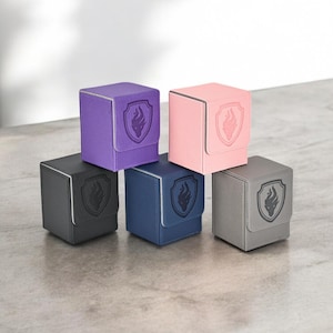Magnetic Deck Holder - Commander Storage - TCG Organizer | Gift for Collectors, Game Nights, One Size, Multi-Color Options