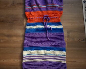 Crochet tank top dress