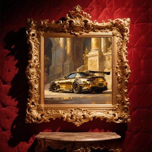 Mazda RX-7 Car Poster | Printable Mazda RX-7 Wall Art | JDM Car Illustration | Digital Download for Car Lovers | Luxury Car Artwork