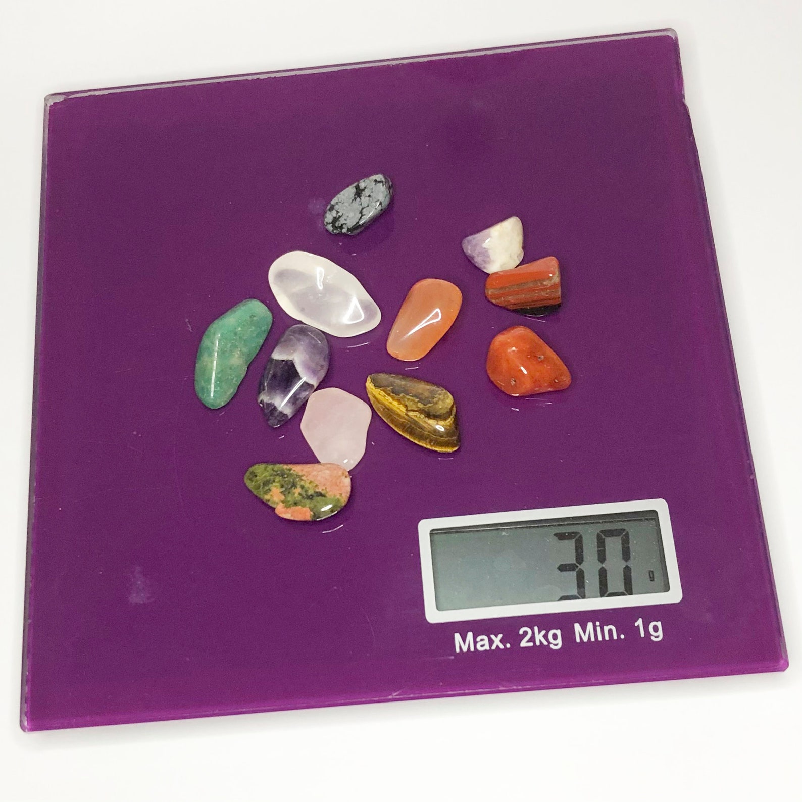 small crystal bag