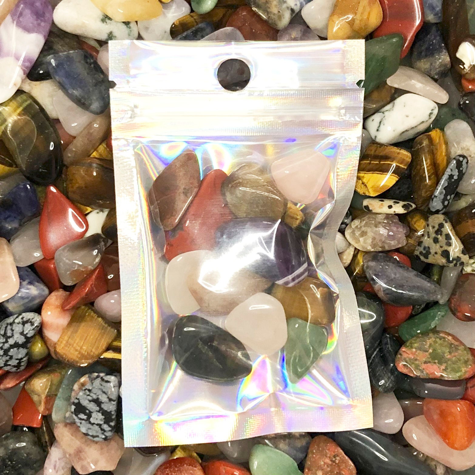 small crystal bag
