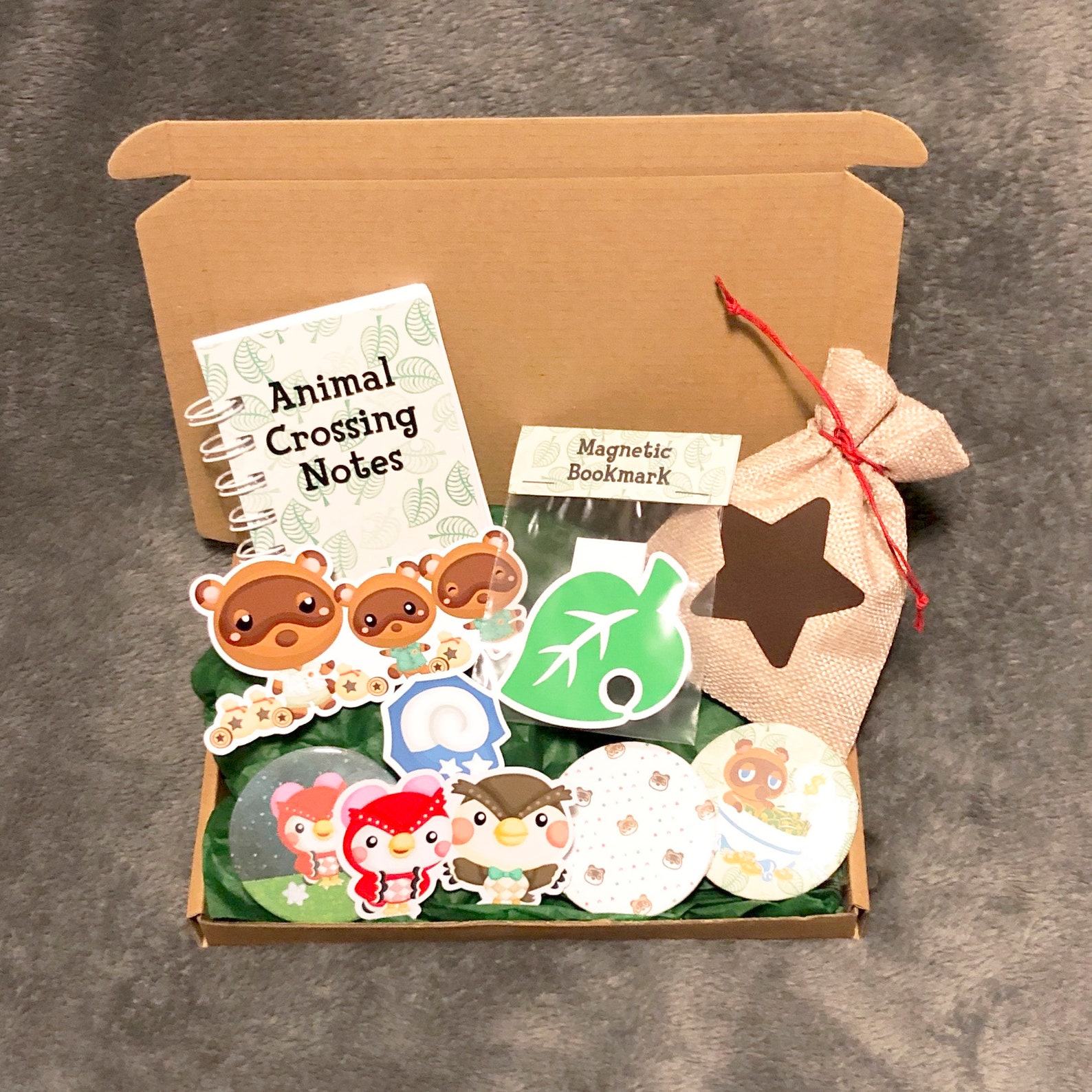 Animal Crossing Themed Gift Box Care Package Letter Box Etsy