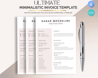 ATS-Friendly Resume Template | Microsoft Word CV | Resume for Job Seekers | Instant Download