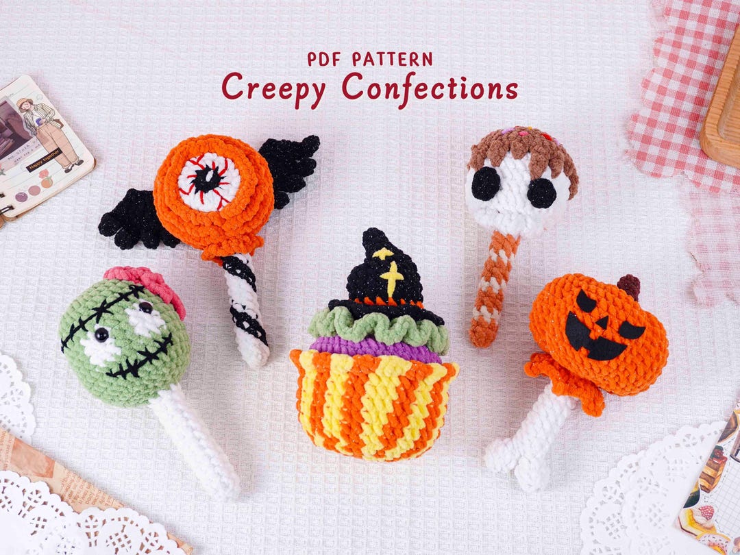 Creepy Confections Crochet Patterns Bundle | Eye Candy Pattern, Frank ...