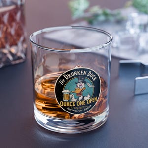 Drunken Duck Rocks Glas: Wunderliches Hausbar Trinkgeschirr