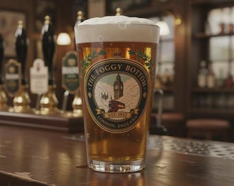 The Foggy Bottom Pub Glass | London, England Fictional Bar