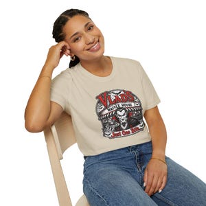 Vlad's Waffle House Vampire Diner T-Shirt | Just One Bite, Late Night image 15