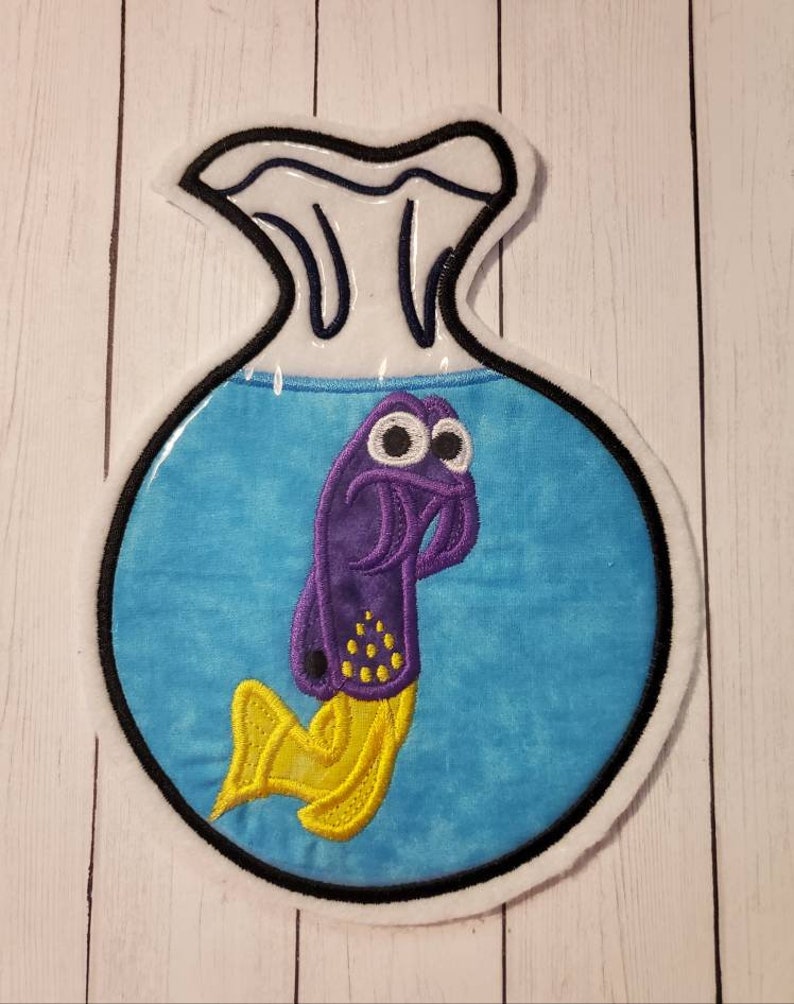 READY TO SHIP Fish in bag Nemo movie iron on patch Etsy