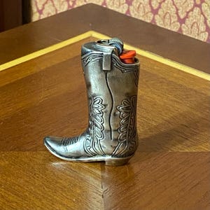 Bottes Cowboy Marlboro Classics - Taille 39 - Cuir Marron Occasion Femme
