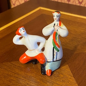 Porcelain figurine of the USSR "Gopak".