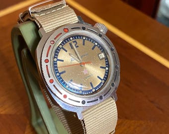 Men's Komandirskie wristwatch, USSR