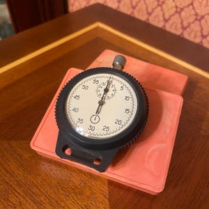 Sports chronometer USSR, Vintage mechanical stopwatch