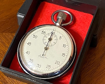 USSR Sports Chronometer, Vintage Mechanical Stopwatch