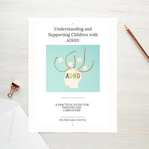 子どものADHDについて理解する | 保護者・介護者向け印刷可能な電子書籍 | ADHDサポートガイド | PDFをすぐにダウンロード