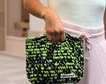 Handmade Crochet Bag | The Terra | Bohemian Purse, for Everyday Use, Made in USA