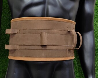 MANDALORIAN/Armorer leather Belt / Armorer lady belt