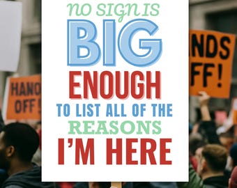 No Kings Rally Protest Sign, Anti Trump Yard Signs, Pro Democracy Protest Posters, Printable Protest Sign Download, 2025 Rally Signs
