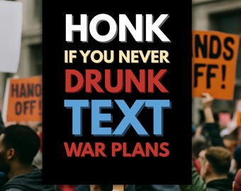 No Kings Rally Sign: Printable Protest Poster Digital Download