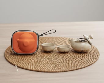 敦煌の絵が描かれた携帯用茶器、旅行用茶器セット - Etsy 日本
