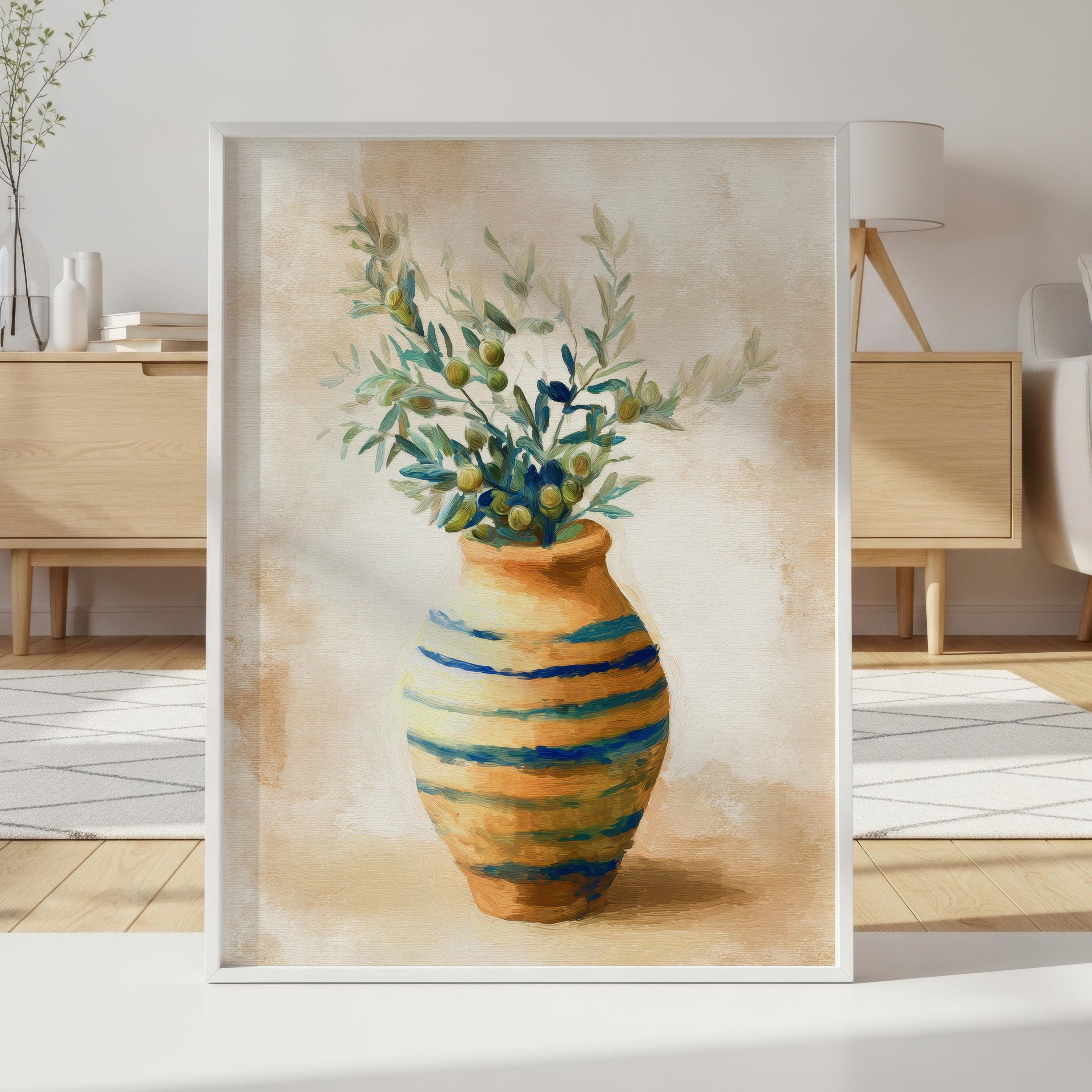 オリーブの枝の静物画 ヴィンテージ油絵 デジタルダウンロード - Etsy 日本