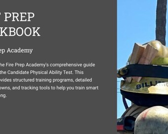 CPAT Prep Workbook | 6-Week Firefighter Candidate Training Guide | Fire Prep Academy PDF