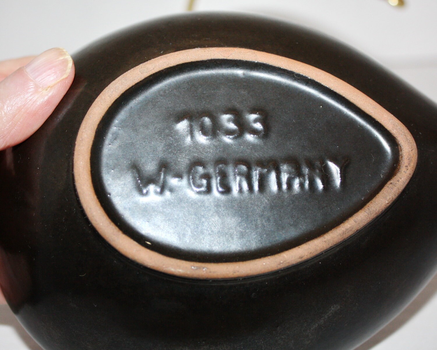 Mid Century Modern Candy Dish With Holder West German Pottery Etsy