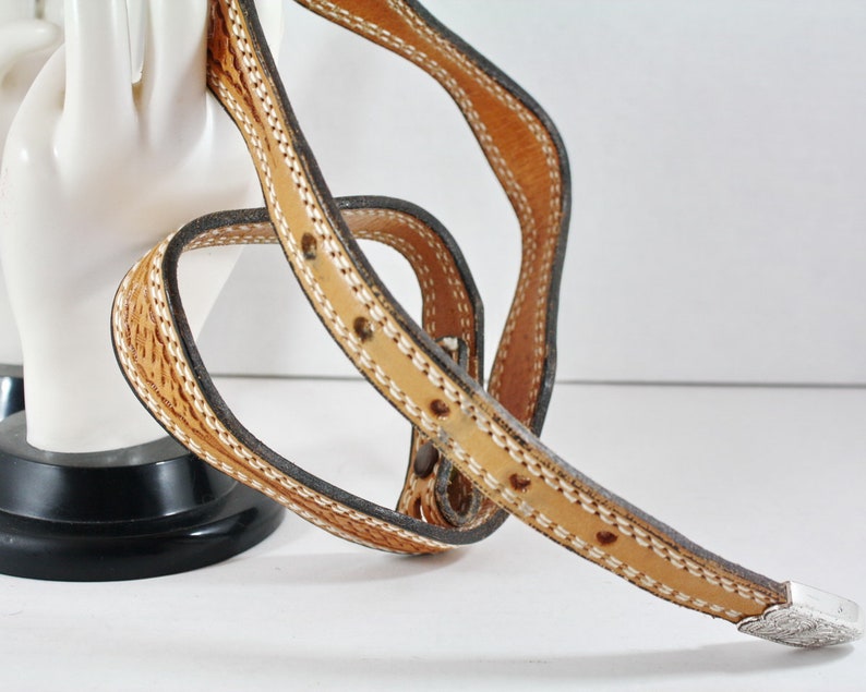 Nocoma Hand Tooled Leather Belt Made in Texas Western ...
