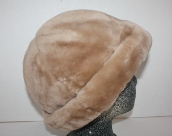 Shearling Sheared Lamb Genuine Fur Hat