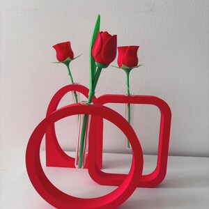 Wohndeko, Muttertag, Valentinstag, Geschenkideen für sie, Zimmerdeko, Schreibtischdeko, Klassenzimmerdeko, Badezimmerdeko, Boho-Deko, Vase, moderne Vase Bild 8