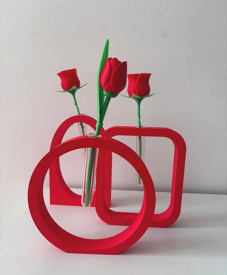 Wohndeko, Muttertag, Valentinstag, Geschenkideen für sie, Zimmerdeko, Schreibtischdeko, Klassenzimmerdeko, Badezimmerdeko, Boho-Deko, Vase, moderne Vase Bild 8