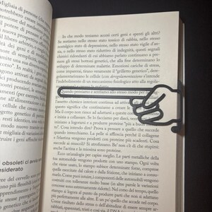 Bookmark, page holder, book lover gift, funny bookmark, reading accessory, gift, student gift, novelty bookmark, reader gift