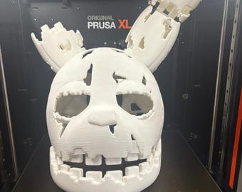 Głowa Springtrap Cosplay, cosplay, Springtrap, prezent na Halloween, dekoracja na Halloween, głowa Springtrap, cosplay Springtrap, hełm cosplay, wydruk 3D