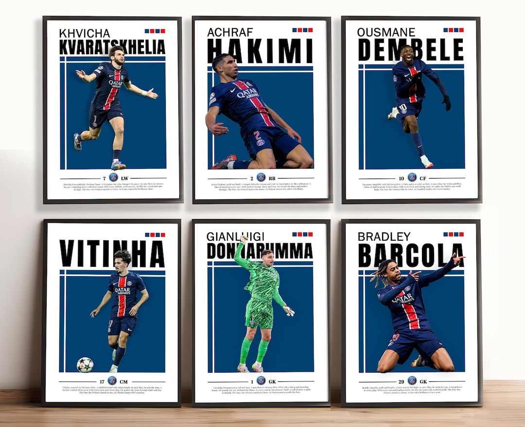 PSG Grande Affiche plastifiée Angel DI MARIA - Collection officielle Paris Saint Germain