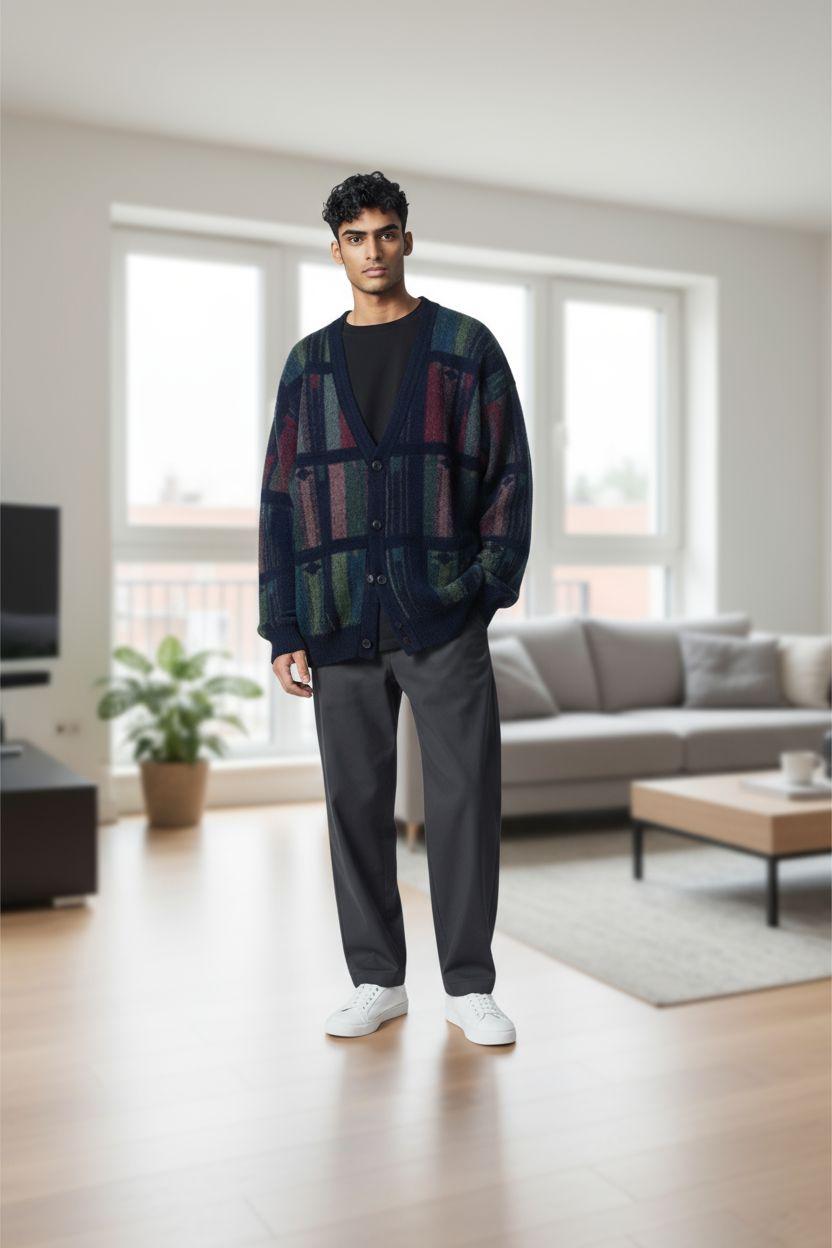 Canotta Senza Maniche Lavorata A Maglia Da Uomo, Maglione Da Uomo - Foto 6