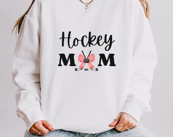 Hockey Mom Lightweight Crewneck Sweatshirt – Sports Apparel