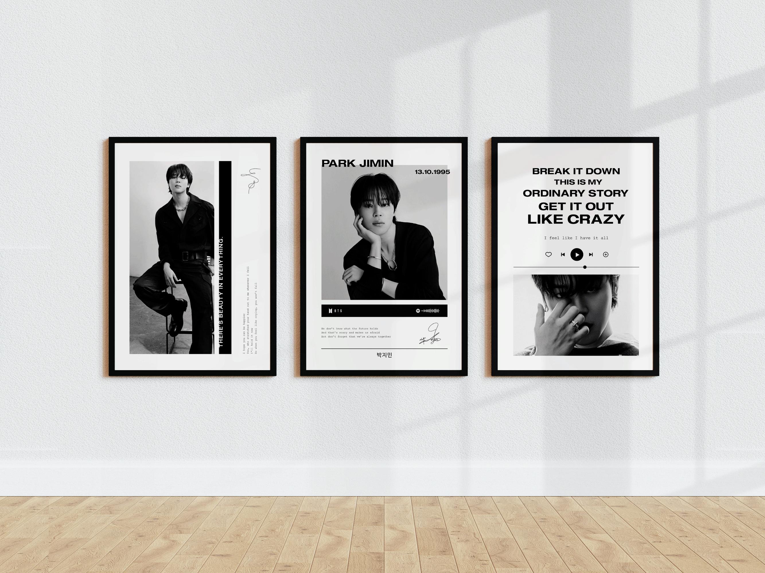 BTS【BEGINS【アンカバ　ミニポスター BTS モノクロポスター BTS【BEGINS【アンカバ ミニポスター UNDERCOVER