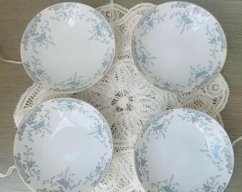 1940s 60s Imperial China W.Dalton "Seville"  Dalton "Seville" Porcelain White Blue bowls
