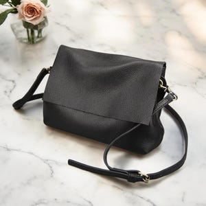 Echtes Rindsleder Umhängetasche für Frauen - Schultertasche mit großer Kapazität, Echtleder Messenger-Handtasche, lässiger Alltags-Tot
