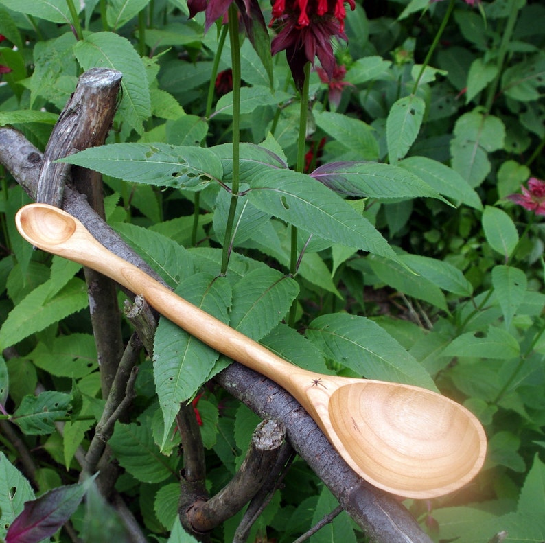 Tasting Spoon Handmade Cherry Wooden image 5
