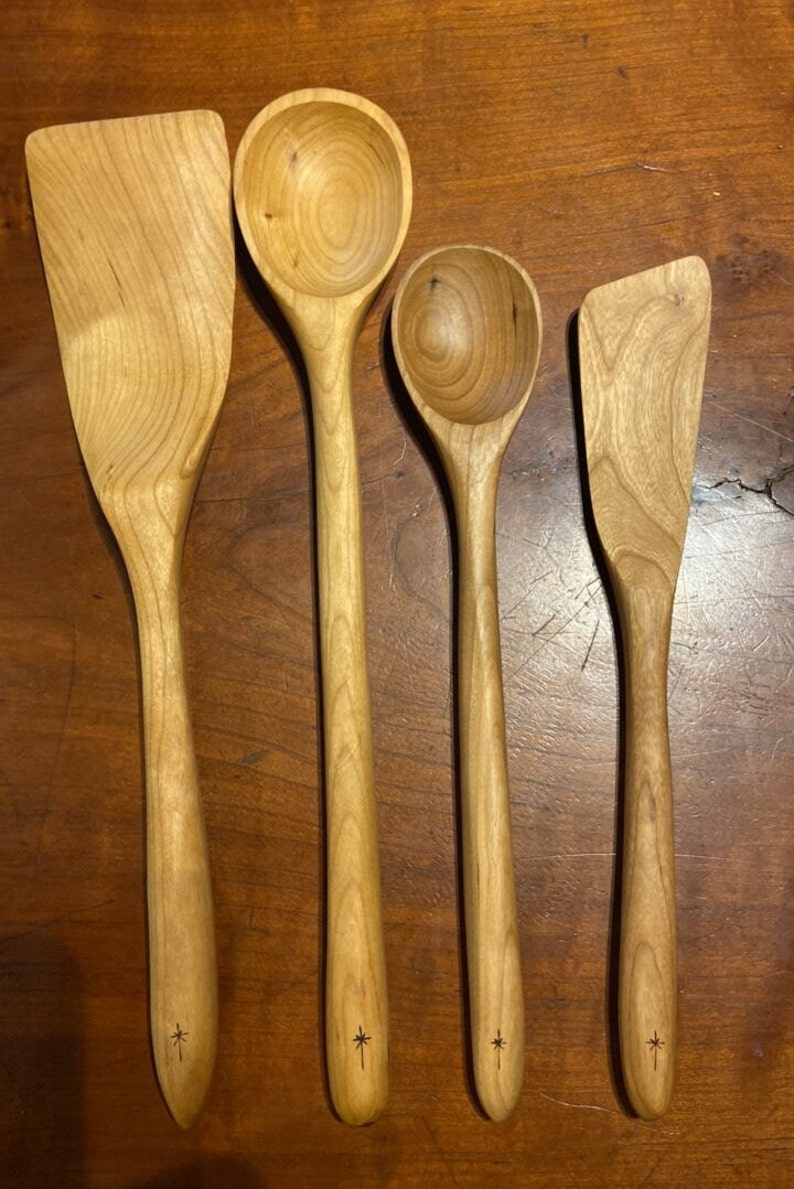 GIFT SET 4 pc Utensil Set Handmade image 2