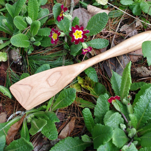 Righthanded Spatula  Handmade from Cherry Wood