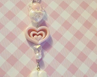 Pink Bunny Keychain: Kawaii Bag Charm