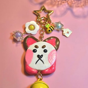 Bee and Puppycat Keychain | Colorful Bag charm