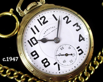 Hamilton 'Railway Special' del 1947 circa - 992B - 21 rubini - Un eccellente orologio da indossare tutti i giorni!