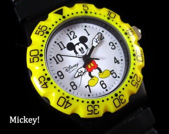 Mickey Mouse (Ladies) - Sweet Yellow & Black Combo - NOS/Quartz